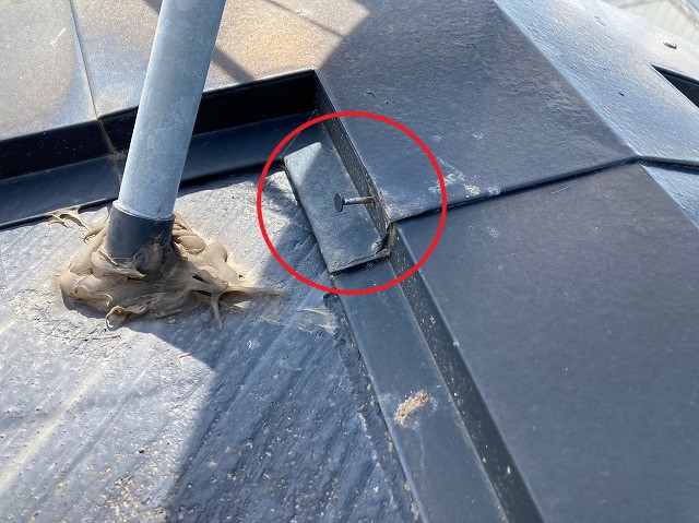 三ツ又のクギの抜け